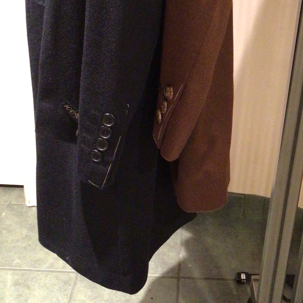 💕💕Host Pick💕💕NWT Italian designer men’s cashmere/wool coat - Picture 10 of 12